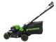 Greenworks GD48LM41II - Tondeuse &agrave; gazon &agrave; batterie - 48 V/4 Ah - Largeur de coupe 41 cm