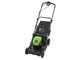 Greenworks GD48LM41II - Tondeuse &agrave; gazon &agrave; batterie - 48 V/4 Ah - Largeur de coupe 41 cm