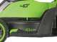Greenworks LM4104 - Tondeuse &agrave; gazon &agrave; batterie 40 V - SANS BATTERIE NI CHARGEUR