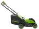 Greenworks LM4104 - Tondeuse &agrave; gazon &agrave; batterie 40 V - SANS BATTERIE NI CHARGEUR