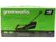 Greenworks LM360D - Tondeuse &agrave; gazon &agrave; batterie - 48 V/4 Ah - Largeur de coupe 36 cm