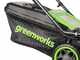 Greenworks LM360D - Tondeuse &agrave; gazon &agrave; batterie - 48 V/4 Ah - Largeur de coupe 36 cm