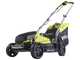 Ryobi OLM1833B - Tondeuse &agrave; gazon &agrave; batterie 18 V/4 Ah - Largeur de coupe 33 cm