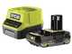 Ryobi RY18HT55A-120 - Taille-haie &agrave; batterie 18 V/2 Ah - Lame de 55 cm