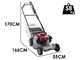 KAAZ LM 5360 HXAR PRO HS - Tondeuse &agrave; gazon tract&eacute;e - Honda GXV 160 - Coupe 53 cm - &Agrave; cardan - Rouleau en m&eacute;tal