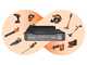 Black &amp; Decker BCST918D1-QW - Coupe-bordure &agrave; batterie 18V 2Ah + une batterie 18V 2Ah offerte