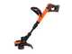 Black &amp; Decker BCST918D1-QW - Coupe-bordure &agrave; batterie 18V 2Ah + une batterie 18V 2Ah offerte