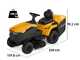 Stiga Estate 598e - Kit Tracteur tondeuse avec 1 module de batterie ePower Pro de 56V/40Ah - Bac de ramassage et mulching