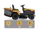 Stiga Estate 598e - Kit Tracteur tondeuse avec 1 module de batterie ePower Pro de 56V/40Ah - Bac de ramassage et mulching