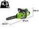 Greenworks CS40O6 - Tron&ccedil;onneuse &agrave; batterie 60 V - Guide de 40 cm - SANS BATTERIE NI CHARGEUR