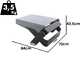 Abri universel Mobius L pour robot tondeuse - 84 x 70 x 43,5 cm