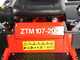 GeoTech ZTM 107-200 - Tracteur tondeuse professionnel &agrave; z&eacute;ro rayon de braquage - &Eacute;jection lat&eacute;rale - Moteur 546 cm&sup3;