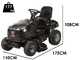 AL-KO Comfort 14-92.6 HDS-A - Tracteur tondeuse - Transmission hydrostatique - &Eacute;jection lat&eacute;rale