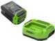 Greenworks GD60ST - Fraise &agrave; neige &agrave; batterie - 60V 4Ah