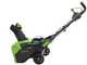 Greenworks GD60ST - Fraise &agrave; neige &agrave; batterie - 60V 4Ah