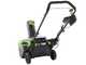 Greenworks GD60ST - Fraise &agrave; neige &agrave; batterie - 60V 4Ah