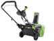 Greenworks GD60ST - Fraise &agrave; neige &agrave; batterie - 60V 4Ah