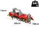 GeoTech Pro HRT-180 - Fraise rotative pour tracteur s&eacute;rie m&eacute;dium - Attelage fixe