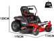 Snapper EZX107 - Tondeuse autoport&eacute;e &agrave; batterie &agrave; rayon de braquage z&eacute;ro - 72V/44Ah - Largeur de coupe 107 cm - 2 en 1