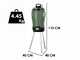 Stocker Geyser Evo 25L - N&eacute;buliseur anti-moustiques de jardin &agrave; batterie - 21 V - SANS BATTERIE NI CHARGEUR