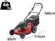 Marina Systems AGRI 57 SH 3V ZHW - Tondeuse &agrave; gazon thermique tract&eacute;e - Moteur Honda GCVx 200