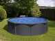 Gre Anthracite Ronde &Oslash;460 x 120 cm - Piscine hors-sol en acier