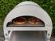 Pizza Party Emozione Perla - Four &agrave; pizza &agrave; gaz d'ext&eacute;rieur - Chambre de cuisson 40 x 70 cm - Sole en biscotto r&eacute;fractaire