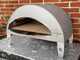 Pizza Party Emozione Perla - Four &agrave; pizza &agrave; gaz d'ext&eacute;rieur - Chambre de cuisson 40 x 70 cm - Sole en biscotto r&eacute;fractaire