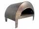 Pizza Party Emozione Perla - Four &agrave; pizza &agrave; gaz d'ext&eacute;rieur - Chambre de cuisson 40 x 70 cm - Sole en biscotto r&eacute;fractaire