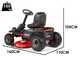 Snapper ERX96 - Tondeuse autoport&eacute;e &agrave; batterie 72 V/28 Ah - &Eacute;jection lat&eacute;rale et mulching