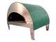 Pizza Party Emozione Acquamarina - Four &agrave; pizza &agrave; gaz d'ext&eacute;rieur - Chambre de cuisson 40 x 70 cm - Sole en biscotto r&eacute;fractaire