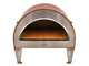 Pizza Party Ardore - Four &agrave; pizza &agrave; gaz d'ext&eacute;rieur - Chambre de cuisson 40 x 40 cm - Sole en briques r&eacute;fractaires