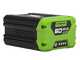 GreenWorks GD60CS40 - Tron&ccedil;onneuse &eacute;lectrique &agrave; batterie 60V 2Ah - Lame 41cm