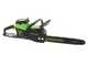 GreenWorks GD60CS40 - Tron&ccedil;onneuse &eacute;lectrique &agrave; batterie 60V 2Ah - Lame 41cm