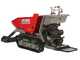 GeoTech-Pro GeoPorter 650 DHS Hydro - Brouette motoris&eacute;e &agrave; chenilles avec benne dumper 650 kg et pelle
