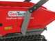 GeoTech Pro GeoPorter 650 DHS Hydro - Brouette motoris&eacute;e &agrave; chenilles avec benne dumper 650 kg et pelle - Transmission hydrostatique