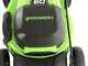 Greenworks GD60LM46SP - Tondeuse &agrave; gazon autotract&eacute;e &agrave; batterie 60V 2Ah - Largeur de coupe 46 cm