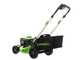 Greenworks GD60LM46SP - Tondeuse &agrave; gazon autotract&eacute;e &agrave; batterie 60V 2Ah - Largeur de coupe 46 cm