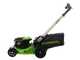 Greenworks GD60LM46SP - Tondeuse &agrave; gazon autotract&eacute;e &agrave; batterie 60V 2Ah - Largeur de coupe 46 cm