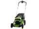 Greenworks GD60LM46SP - Tondeuse &agrave; gazon autotract&eacute;e &agrave; batterie 60V 2Ah - Largeur de coupe 46 cm
