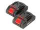 GeoTech X-Line BC-40V - D&eacute;broussailleuse &agrave; batterie - 40 V - 2x 20V 2Ah