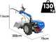 EuroMech BLITZ 70 - Motoculteur &agrave; essence - Moteur Honda GX200 - 6,5 CV