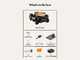 Worx Landroid Vision Cloud WR340E - Robot tondeuse 4 WD - Sans installation