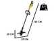 Stanley STCST933B-XJ - Coupe-bordure &agrave; batterie - SANS BATTERIE NI CHARGEUR