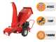 Attila ATS 1300 DLE - Broyeur de branches thermique - Moteur Loncin de 420 cm&sup3; avec d&eacute;marrage &eacute;lectrique - Double configuration d'&eacute;jection
