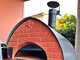 Pizza Party Bollore Pietra - Four &agrave; pizza hybride 2-en-1 gaz/bois - Chambre de cuisson 60 x 60 cm - Sole en biscotto r&eacute;fractaire