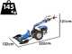 EuroMech BLITZ 70 - Motofaucheuse multifonction - Moteur Yagmur R210 - 7 CV