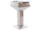 Royal Food CB 2100 - Barbecue &agrave; charbon - Grille en acier inox