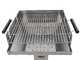 Royal Food CB 2100 - Barbecue &agrave; charbon - Grille en acier inox