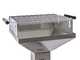 Royal Food CB 2100 - Barbecue &agrave; charbon - Grille en acier inox